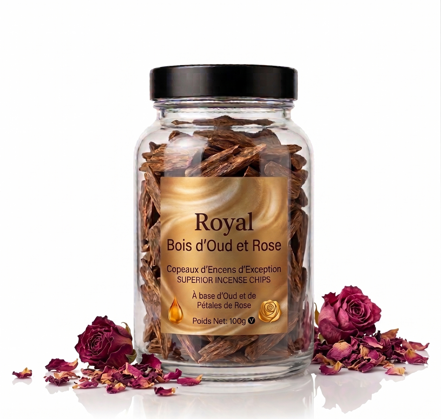 Oud Pur Vieilli Naturellement — Éclats de Bois d'Agar Premium (Royal)
